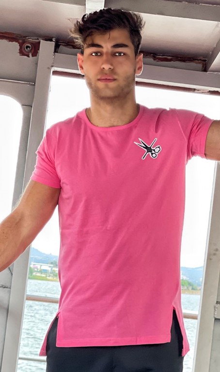 Pink Cutted Tshirt