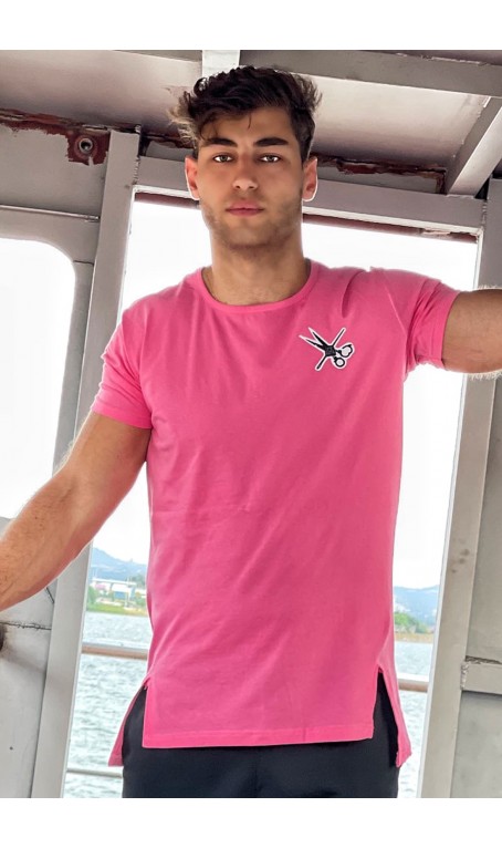 Pink Cutted Tshirt