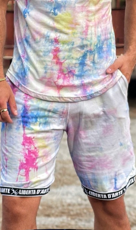 Multicolor Liberta Shorts