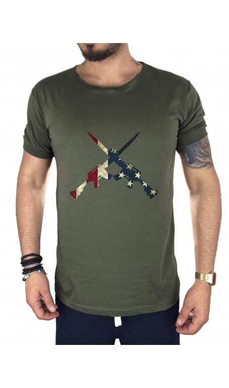 USA Guns Oil Tshirt