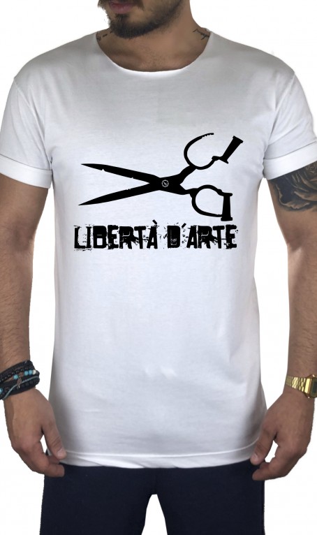 Liberta Scissor White Tshirt