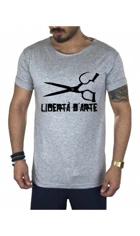 Liberta Scissor Grey Tshirt